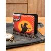 image:imageTOPACC Western Bifold Wallet for Men Faux Leather Cowboy Wallet with Zipper Pocket  Card Slots amp ID Window Western Gift for Outdoorsmen amp Rodeo FansRed