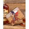 image:imageTOPACC Western Bifold Wallet for Men Faux Leather Cowboy Wallet with Zipper Pocket  Card Slots amp ID Window Western Gift for Outdoorsmen amp Rodeo FansBrown