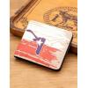 image:imageTOPACC Western Bifold Wallet for Men Faux Leather Cowboy Wallet with Zipper Pocket  Card Slots amp ID Window Western Gift for Outdoorsmen amp Rodeo FansDeep Blue