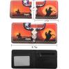 image:imageTOPACC Western Bifold Wallet for Men Faux Leather Cowboy Wallet with Zipper Pocket  Card Slots amp ID Window Western Gift for Outdoorsmen amp Rodeo FansRed