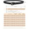 image:imageTOPACC Skinny Western Belts for Girls Boys Cowgirl Cowboy Thin Belt for Jeans Dresses Country Concert OutfitBlack