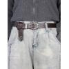 image:imageTOPACC Skinny Western Belts for Girls Boys Cowgirl Cowboy Thin Belt for Jeans Dresses Country Concert OutfitBrown102