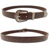 image:imageTOPACC Skinny Western Belts for Girls Boys Cowgirl Cowboy Thin Belt for Jeans Dresses Country Concert OutfitBrown102