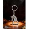 image:imageTOPACC 2 PCS Western Keychain Bottle Opener Cowboy Bottle Opener Keychain Tool Vintage Key Ring for Western AccessoriesCSilver