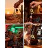 image:imageTOPACC 2 PCS Western Keychain Bottle Opener Cowboy Bottle Opener Keychain Tool Vintage Key Ring for Western AccessoriesDGold