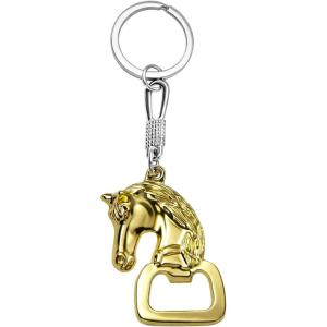 image:imageTOPACC 2 PCS Western Keychain Bottle Opener Cowboy Bottle Opener Keychain Tool Vintage Key Ring for Western AccessoriesDGold