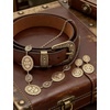 image:imageTOPACC Western Jewelry Set for Women Metal Vintage Western Necklace with Earrings Cowgirl Jewery for Country Concert OutfitAGold