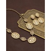 image:imageTOPACC Western Jewelry Set for Women Metal Vintage Western Necklace with Earrings Cowgirl Jewery for Country Concert OutfitAGold