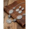 image:imageTOPACC Western Jewelry Set for Women Metal Vintage Western Necklace with Earrings Cowgirl Jewery for Country Concert OutfitASilver