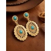 image:imageTOPACC Western Jewelry Set for Women Metal Vintage Western Necklace with Earrings Cowgirl Jewery for Country Concert OutfitBGold