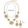 image:imageTOPACC Western Jewelry Set for Women Metal Vintage Western Necklace with Earrings Cowgirl Jewery for Country Concert OutfitBGold