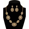 image:imageTOPACC Western Jewelry Set for Women Metal Vintage Western Necklace with Earrings Cowgirl Jewery for Country Concert OutfitCGold