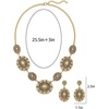 image:imageTOPACC Western Jewelry Set for Women Metal Vintage Western Necklace with Earrings Cowgirl Jewery for Country Concert OutfitCGold