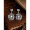 image:imageTOPACC Western Jewelry Set for Women Metal Vintage Western Necklace with Earrings Cowgirl Jewery for Country Concert OutfitCSilver