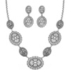 image:imageTOPACC Western Jewelry Set for Women Metal Vintage Western Necklace with Earrings Cowgirl Jewery for Country Concert OutfitASilver