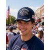 image:imageTOPACC 250 Anniversary USA Hat 17762026 Patriotic Trucker Hat for Men Women Navy American Flag Denim Baseball Cap Snapback Adjustable Mesh Breathable