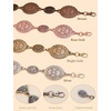 image:imageTOPACC Western Metal Concho Belt for Women Cowgirl Chain Belts for Dresses Jeans Country Concert OutfitA Bright Gold