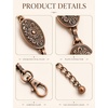 image:imageTOPACC Western Metal Concho Belt for Women Cowgirl Chain Belts for Dresses Jeans Country Concert OutfitGbronze