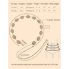 image:imageTOPACC Gold Chain Belts for Women Fashion Thick Metal Link Waist Belt  Chunky adjustable gold belt for dresses jeans pants country concerts cowgirl outfitsCgold