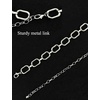image:imageTOPACC Gold Chain Belts for Women Fashion Thick Metal Link Waist Belt  Chunky adjustable gold belt for dresses jeans pants country concerts cowgirl outfitsAsilver