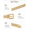 image:imageTOPACC Gold Chain Belts for Women Fashion Thick Metal Link Waist Belt  Chunky adjustable gold belt for dresses jeans pants country concerts cowgirl outfitsBgold