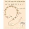 image:imageTOPACC Gold Chain Belts for Women Fashion Thick Metal Link Waist Belt  Chunky adjustable gold belt for dresses jeans pants country concerts cowgirl outfitsDgold
