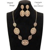 image:imageTOPACC Western Jewelry Set for Women Cowgirl Western Necklace with EarringsAGold