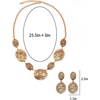 image:imageTOPACC Western Jewelry Set for Women Cowgirl Western Necklace with EarringsAGold