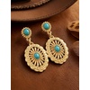 image:imageTOPACC Western Jewelry Set for Women Cowgirl Western Necklace with EarringsBGold