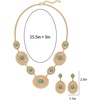 image:imageTOPACC Western Jewelry Set for Women Cowgirl Western Necklace with EarringsBGold