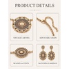 image:imageTOPACC Western Jewelry Set for Women Cowgirl Western Necklace with EarringsCGold