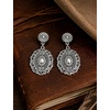 image:imageTOPACC Western Jewelry Set for Women Cowgirl Western Necklace with EarringsCSilver