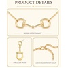 image:imageTOPACC Western Jewelry Set for Women Cowgirl Western Necklace with EarringsDGold