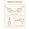image:imageTOPACC Western Jewelry Set for Women Cowgirl Western Necklace with EarringsDSilver