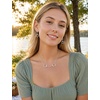 image:imageTOPACC Western Jewelry Set for Women Cowgirl Western Necklace with EarringsDSilver