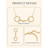 image:imageTOPACC Western Jewelry Set for Women Cowgirl Western Necklace with EarringsEGold