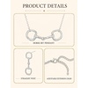 image:imageTOPACC Western Jewelry Set for Women Cowgirl Western Necklace with EarringsESilver