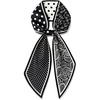 image:imageTOPACC Silky Scarf for Women Neck Head Scarf Purse Bag Scarfs for HandbagBlack