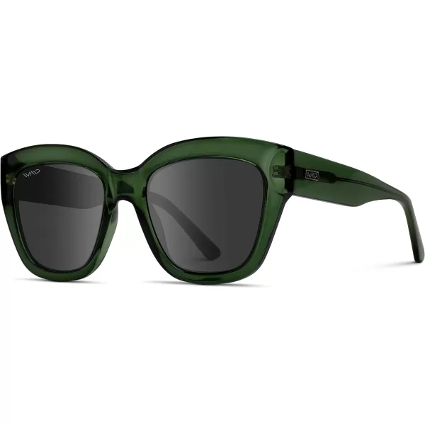WearMe Pro Polarized Oversized Cat Eye Chunky Womens Sunglasses