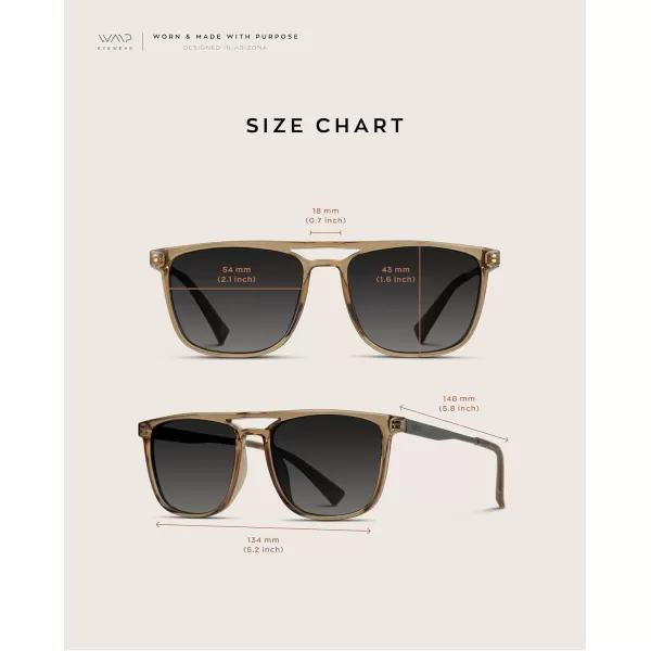 WearMe Pro Premium Polarized Double Bar Sunglasses for Men and Women UVA and UVBCrystal Saguaro Green  Black Lens