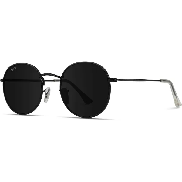 WearMe Pro  Reflective Lens Round Trendy SunglassesBlack