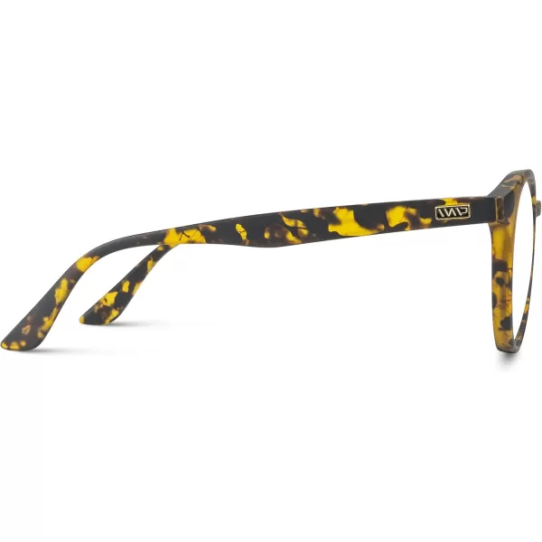 WearMe Pro Retro Round Blue Light Blocking Glasses  UV ampamp Bluelight Blocker for Women MenBlaze Tortoise Frame