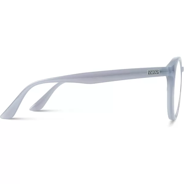 WearMe Pro Retro Round Blue Light Blocking Glasses  UV ampamp Bluelight Blocker for Women MenDark Grey Frame
