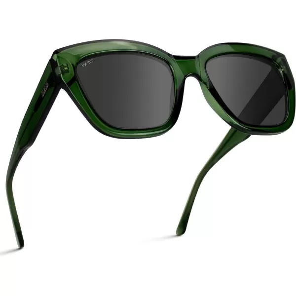 WearMe Pro Polarized Oversized Cat Eye Chunky Womens Sunglasses