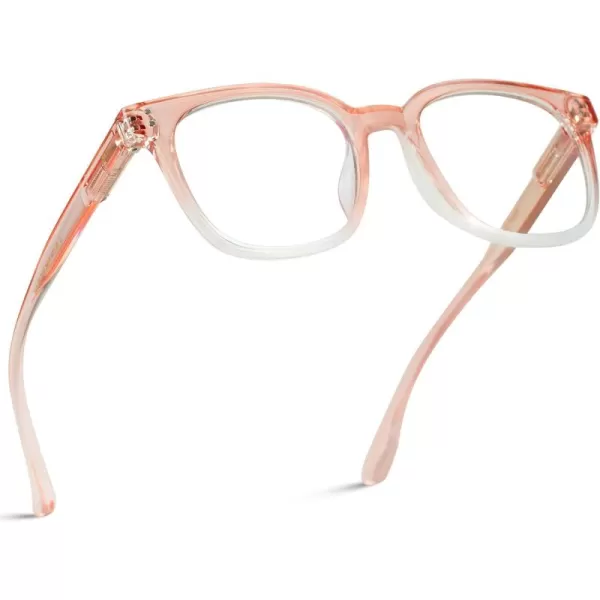 WearMe Pro  Square Oversized Women Elegant Classic Blue Light Screen GlassesFlamingo Pink