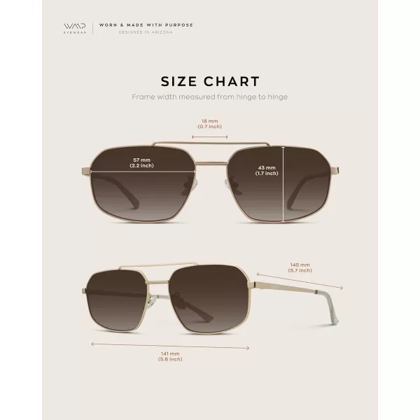 WearMe Pro Aviator Sunglasses for WomenGold  Brown Gradient Lens