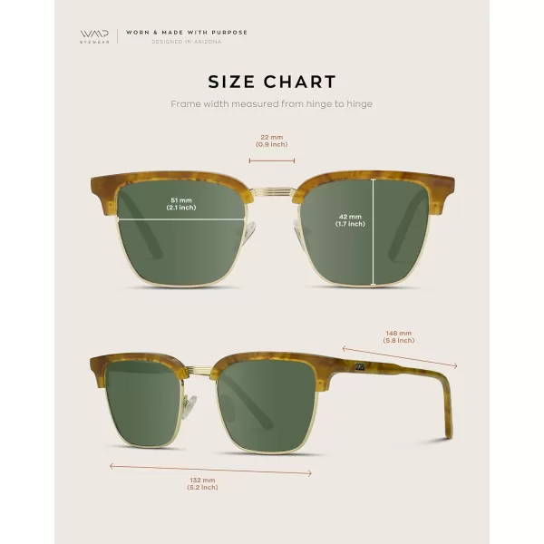 WearMe Pro Modern SemiRimless Rectangular Polarized Trendy SunglassesBlaze Tortoise  Gradient Black Lens