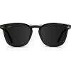 imageWMP Eyewear  Mens Polarized Modern Rounded Square SunglassesBlack Frame  Black Lens