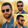 imageWMP Eyewear  Mens Polarized Modern Rounded Square SunglassesCrystal Cadet Grey Frame  Black Lens