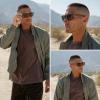 imageWMP Eyewear  Mens Polarized Modern Rounded Square SunglassesEmerald Green Frame  Black Lens